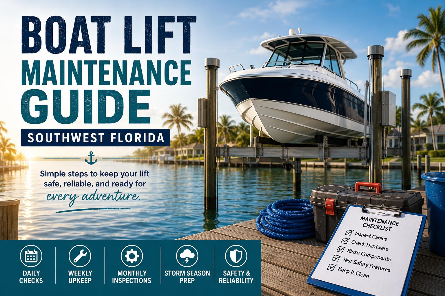 Boat Lift Maintenance Guide for Southwest Florida Boat Owners